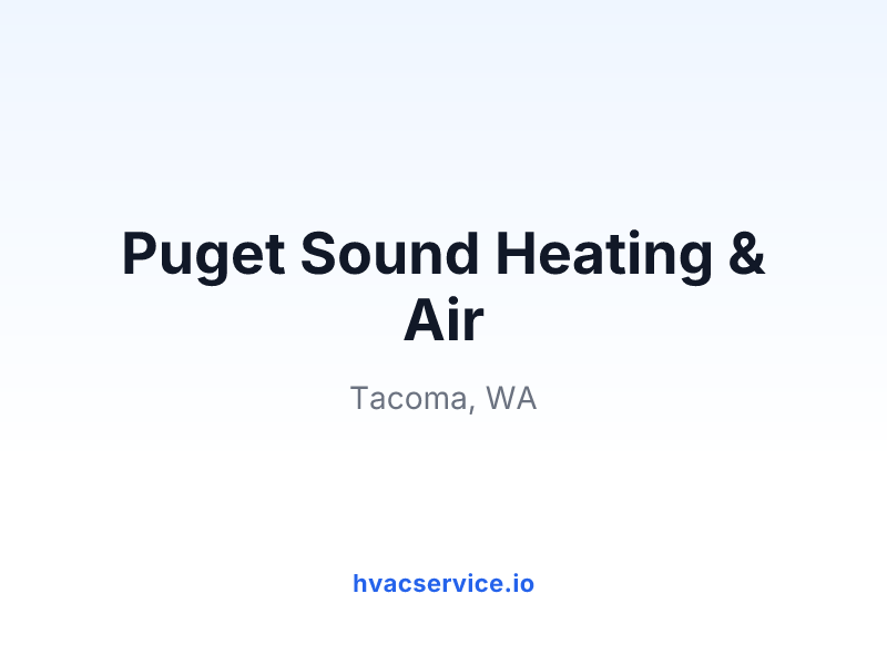 Puget Sound Heating & Air