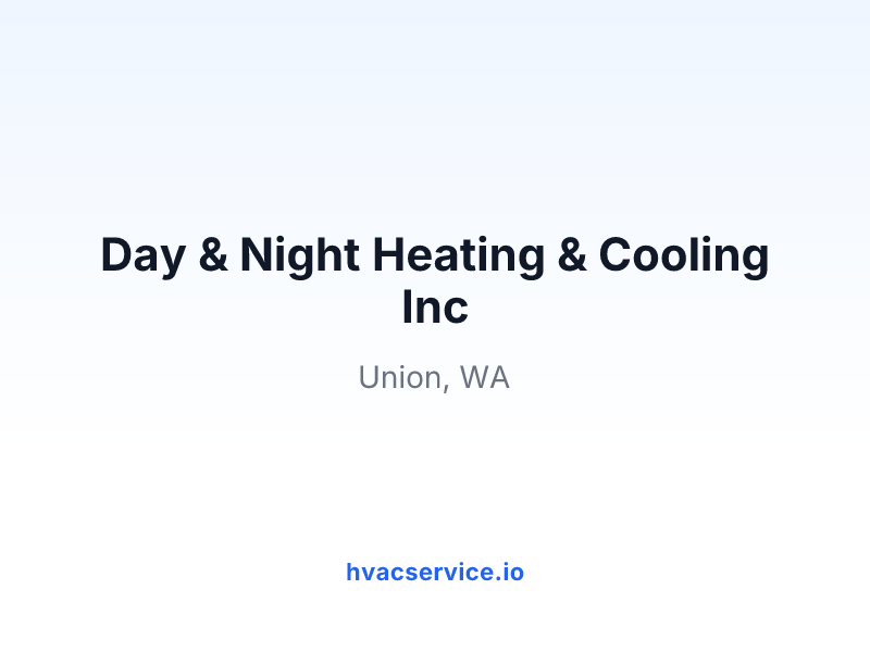 Day & Night Heating & Cooling Inc