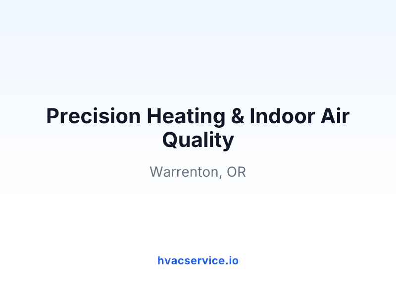 Precision Heating & Indoor Air Quality