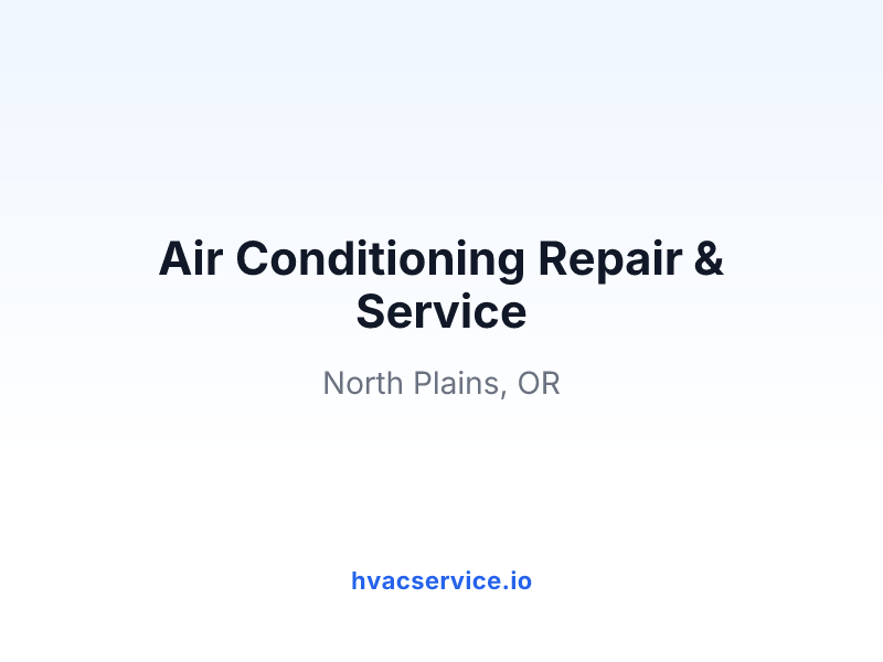 Air Conditioning Repair & Service