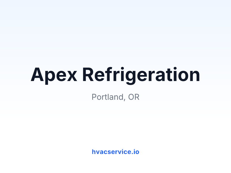Apex Refrigeration