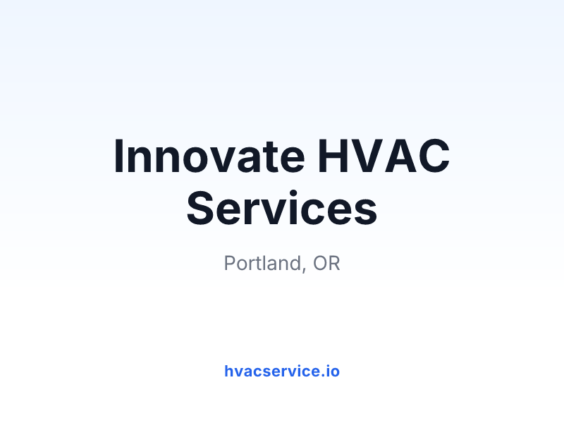 Innovate HVAC Services