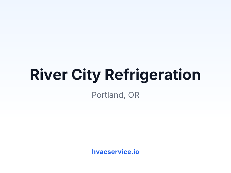 River City Refrigeration