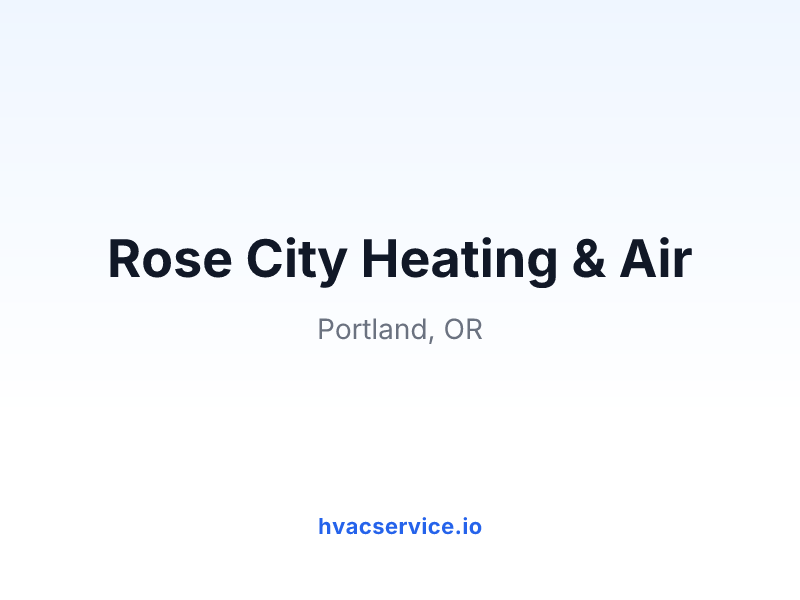 Rose City Heating & Air