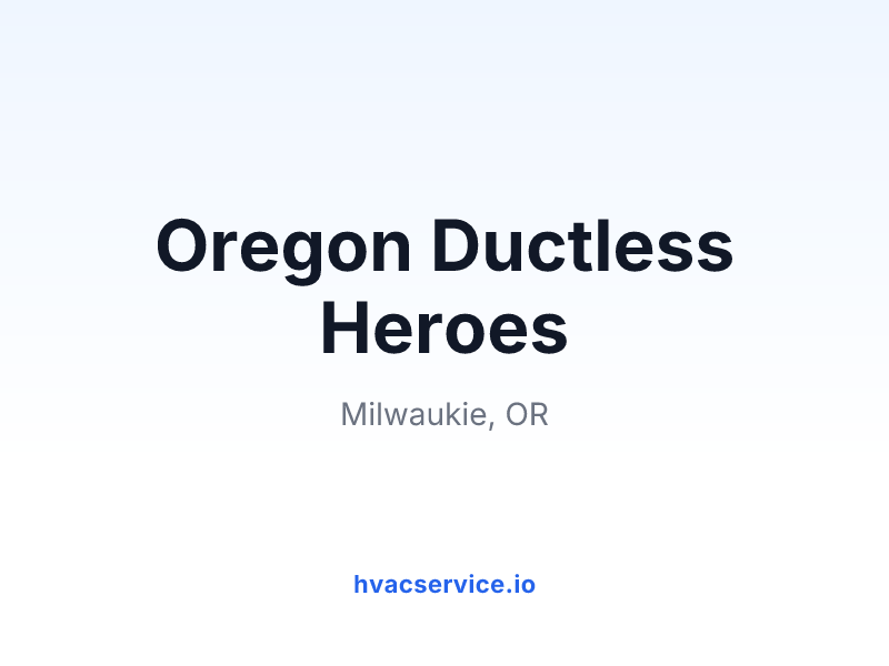 Oregon Ductless Heroes