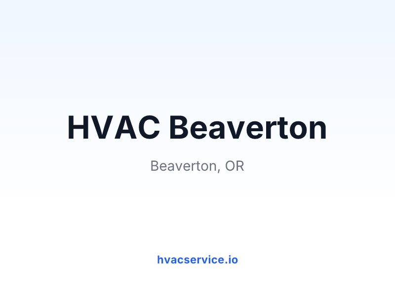 HVAC Beaverton