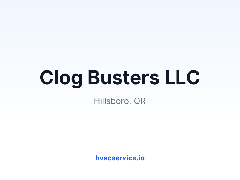 Clog Busters LLC