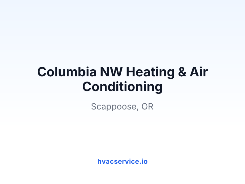 Columbia NW Heating & Air Conditioning