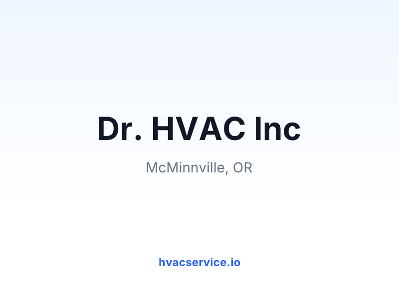 Dr. HVAC Inc