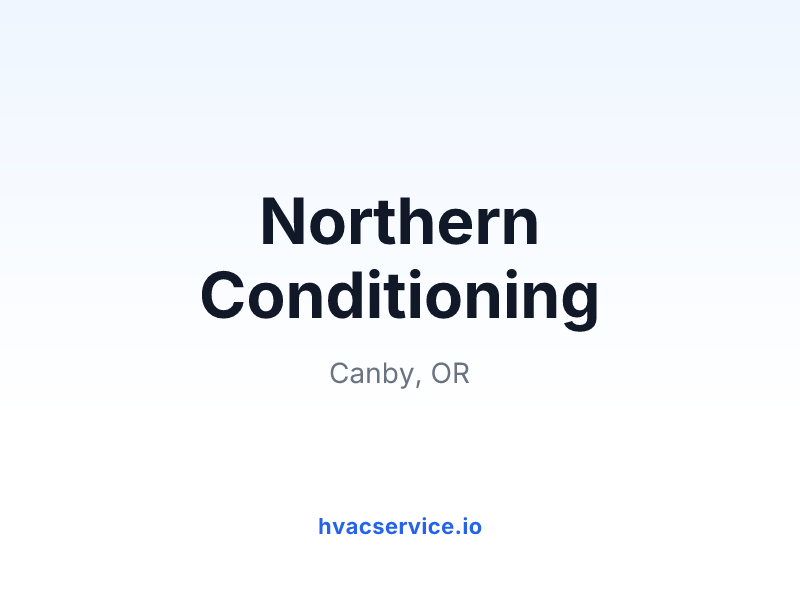 Northern Conditioning