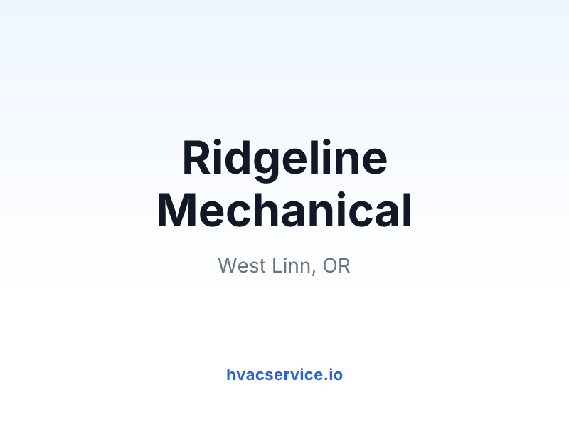 Ridgeline Mechanical