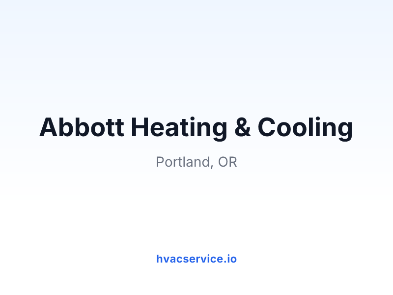 Abbott Heating & Cooling