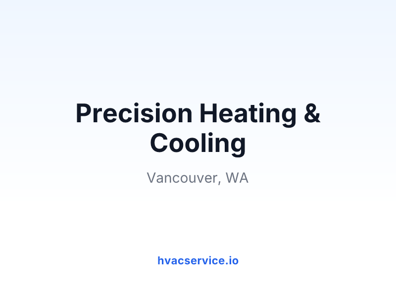 Precision Heating & Cooling