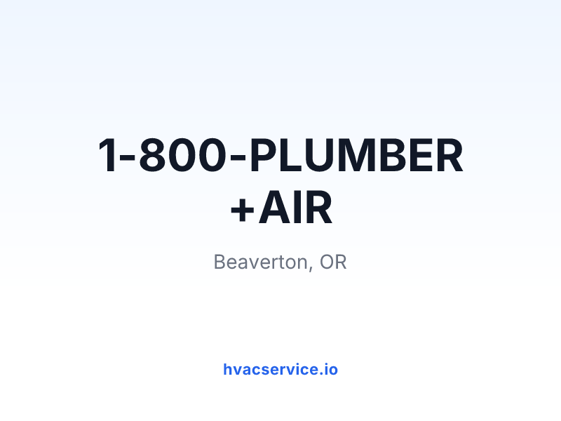 1-800-PLUMBER +AIR