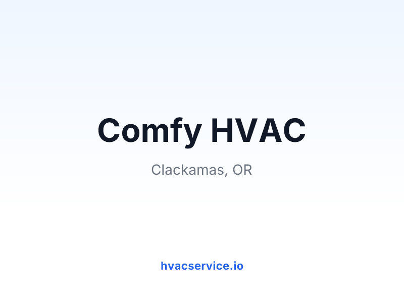 Comfy HVAC