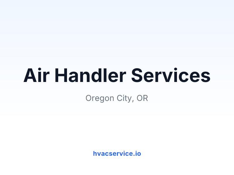 Air Handler Services