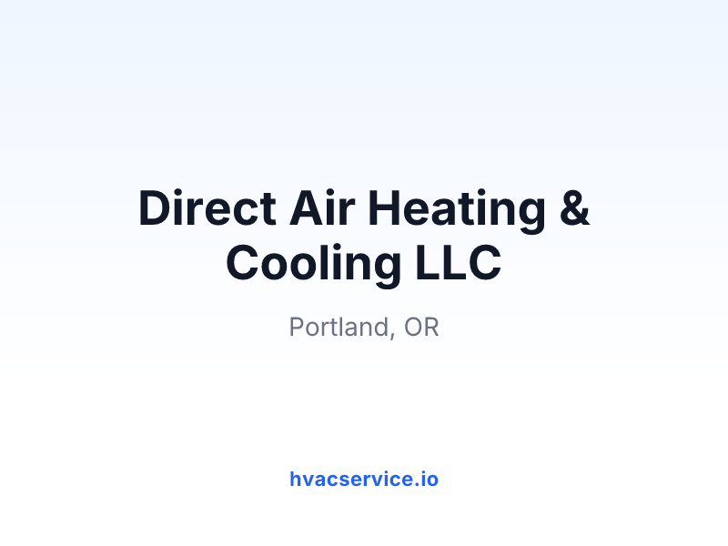 Direct Air Heating & Cooling LLC