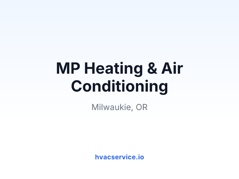MP Heating & Air Conditioning