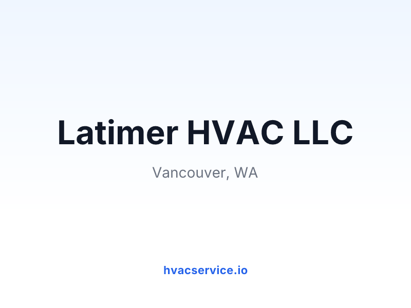 Latimer HVAC LLC