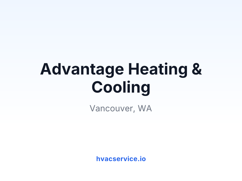 Advantage Heating & Cooling