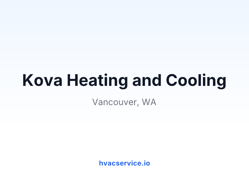 Kova Heating and Cooling