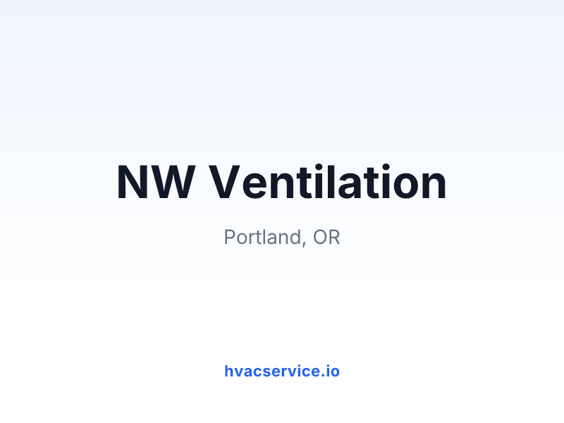 NW Ventilation