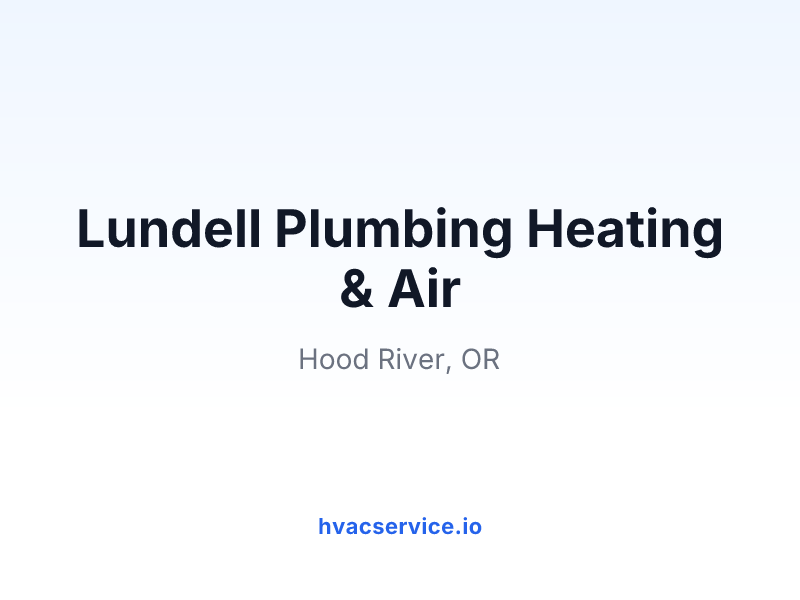 Lundell Plumbing Heating & Air