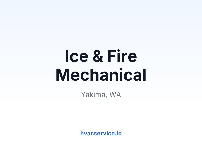 Ice & Fire Mechanical
