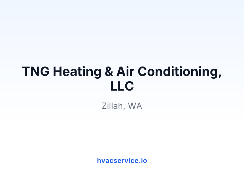 TNG Heating & Air Conditioning, LLC