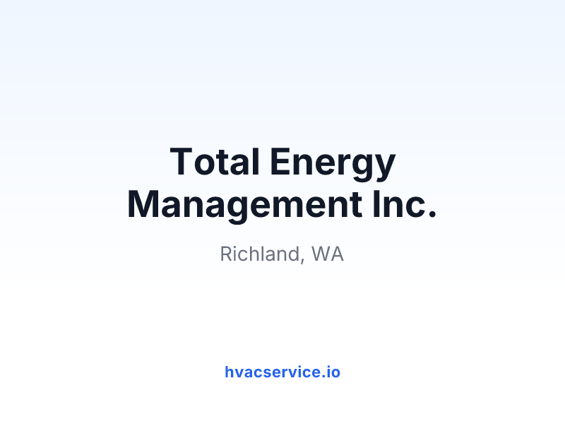 Total Energy Management Inc.