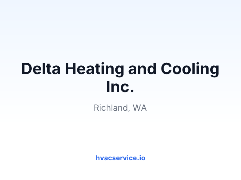 Delta Heating and Cooling Inc.