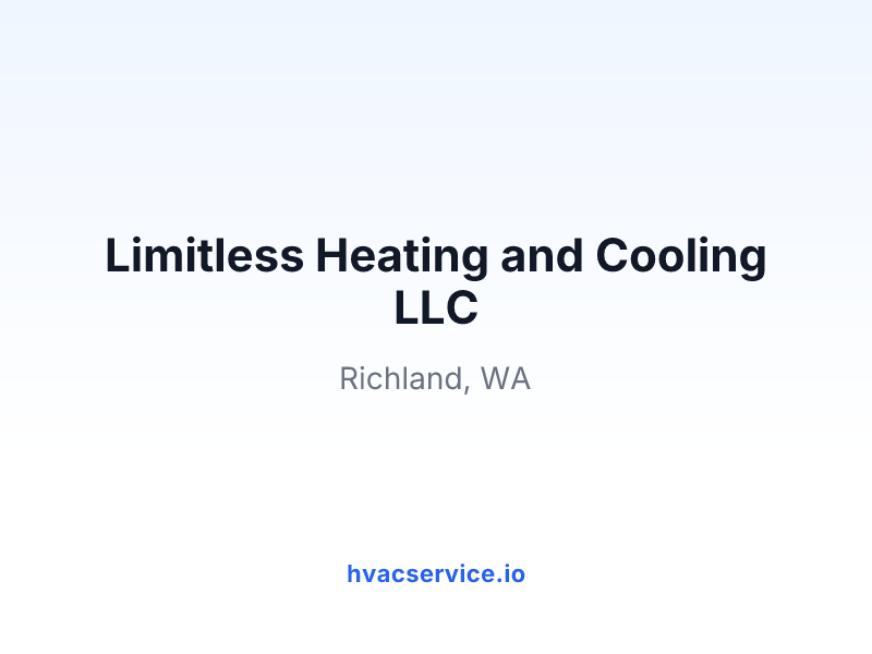 Limitless Heating and Cooling LLC