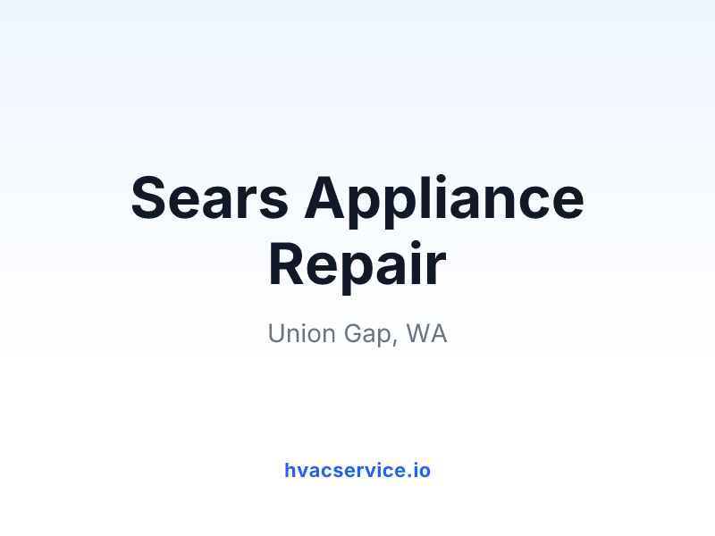 Sears Appliance Repair