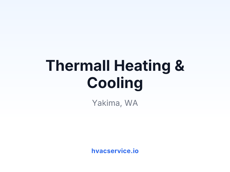 Thermall Heating & Cooling