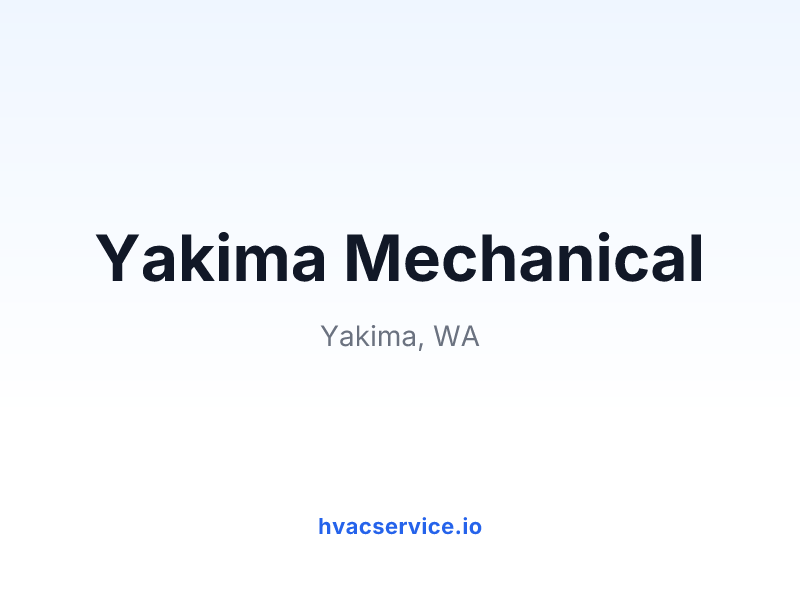 Yakima Mechanical