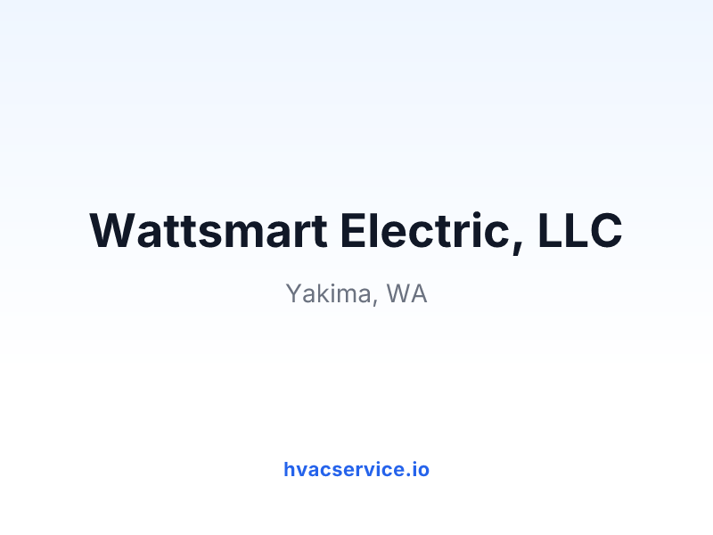 Wattsmart Electric, LLC