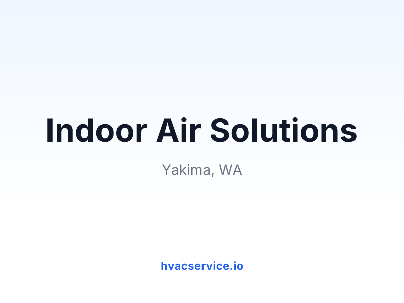 Indoor Air Solutions