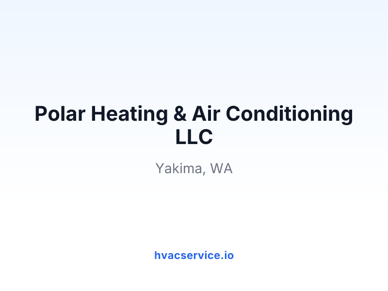 Polar Heating & Air Conditioning LLC
