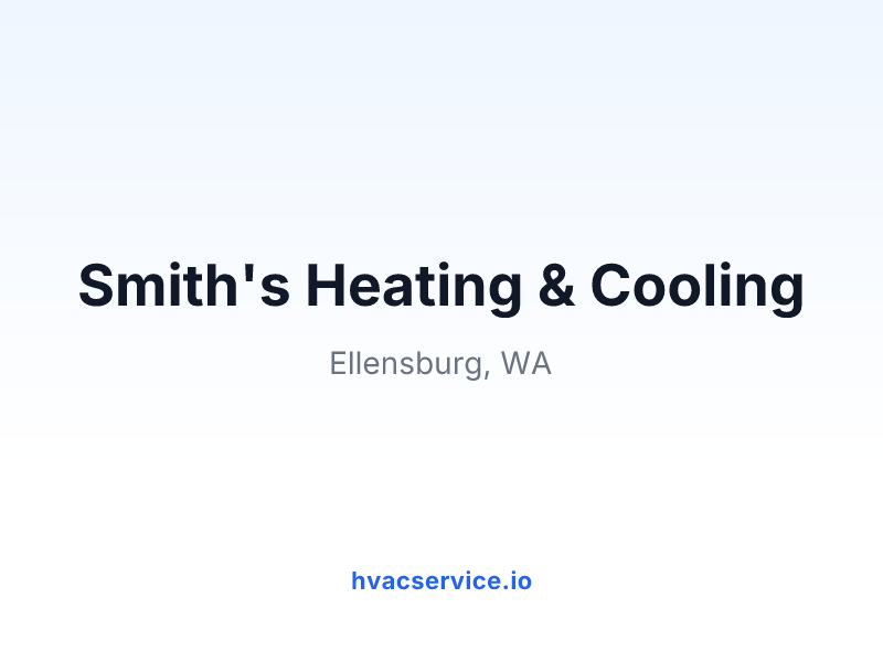 Smith's Heating & Cooling