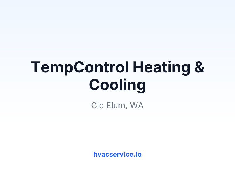 TempControl Heating & Cooling