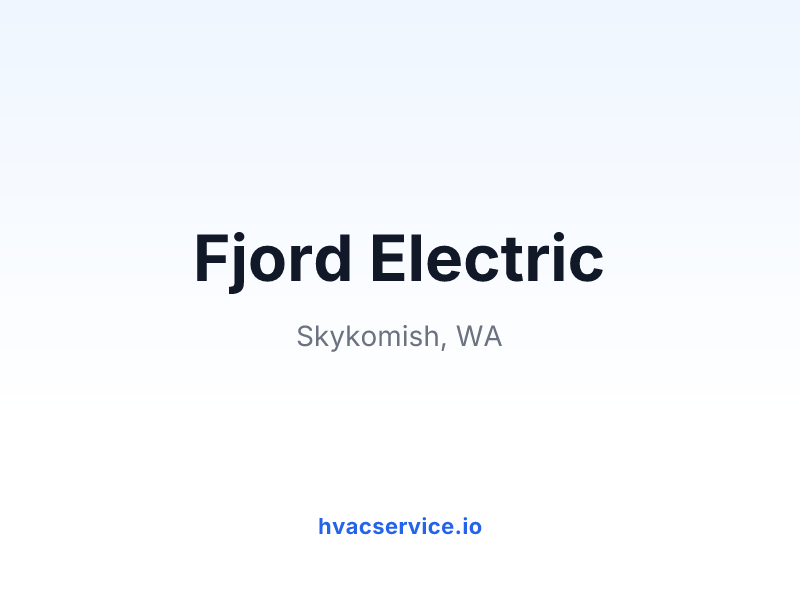 Fjord Electric
