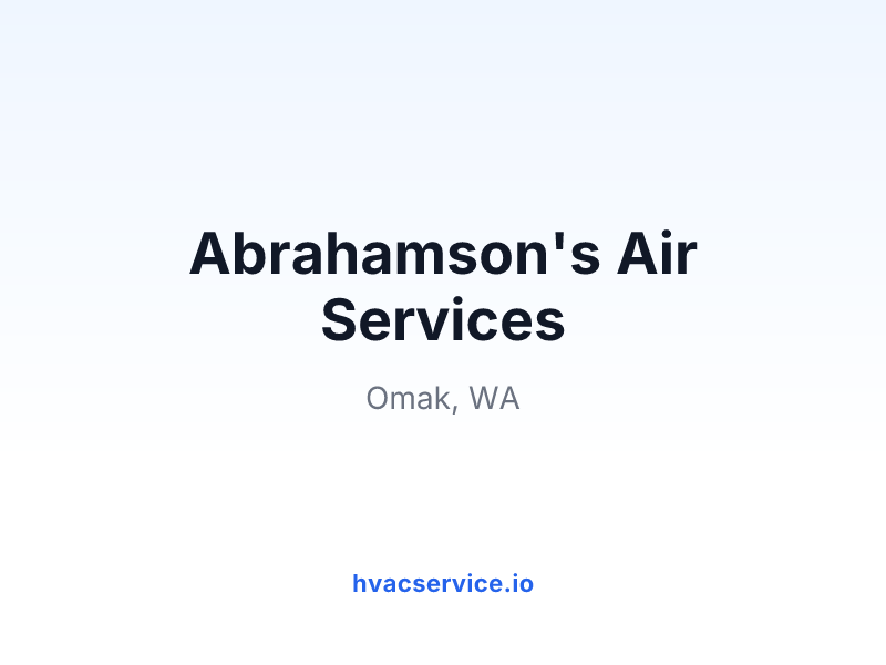 Abrahamson's Air Services
