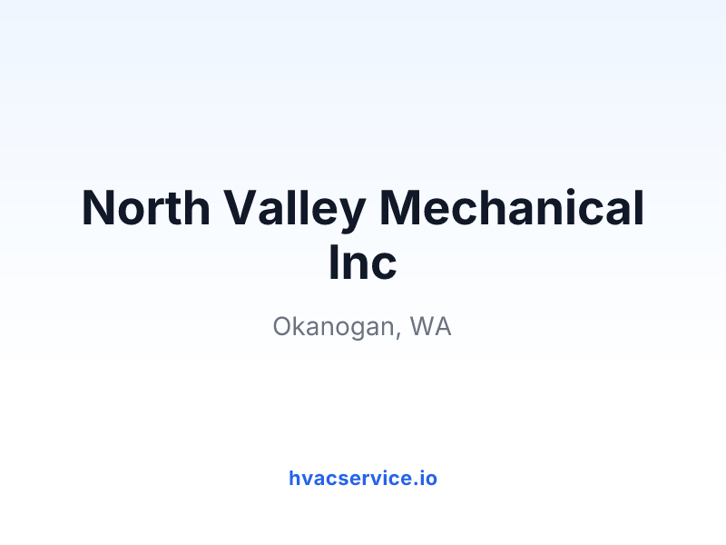 North Valley Mechanical Inc