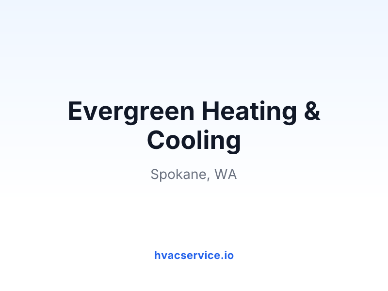 Evergreen Heating & Cooling