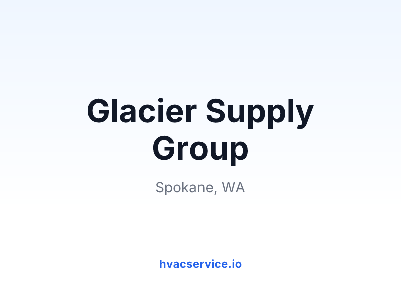 Glacier Supply Group