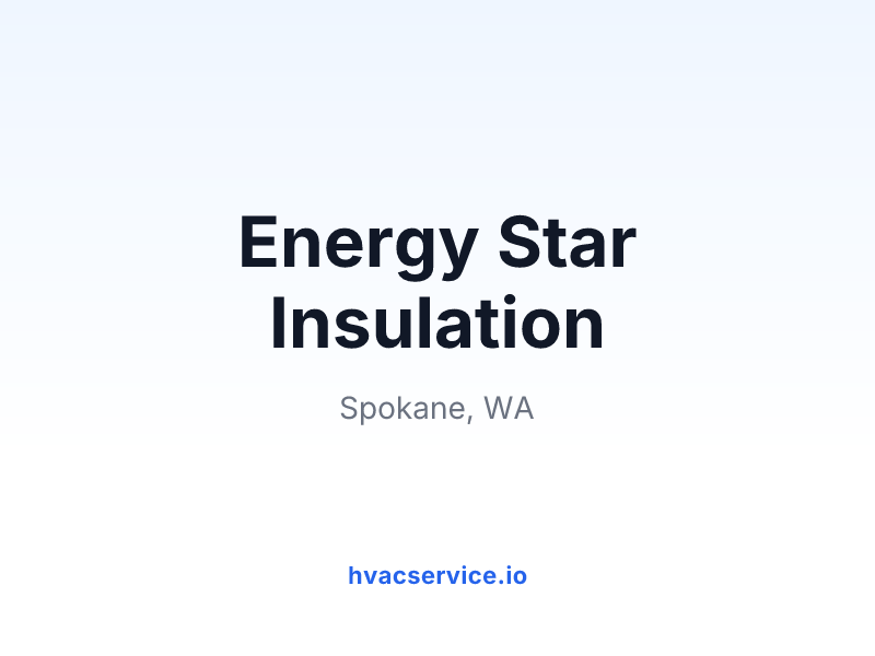 Energy Star Insulation