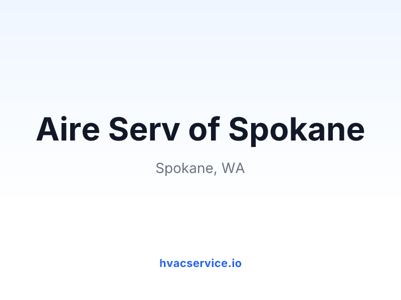 Aire Serv of Spokane