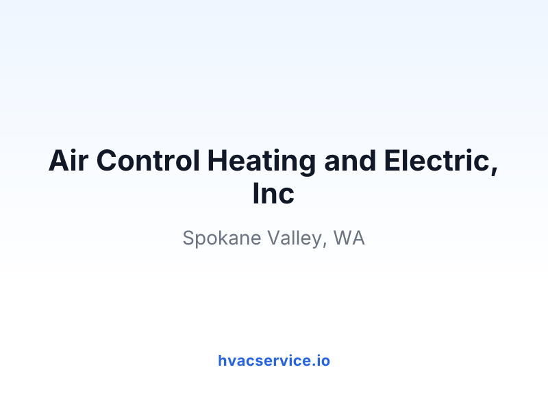 Air Control Heating and Electric, Inc
