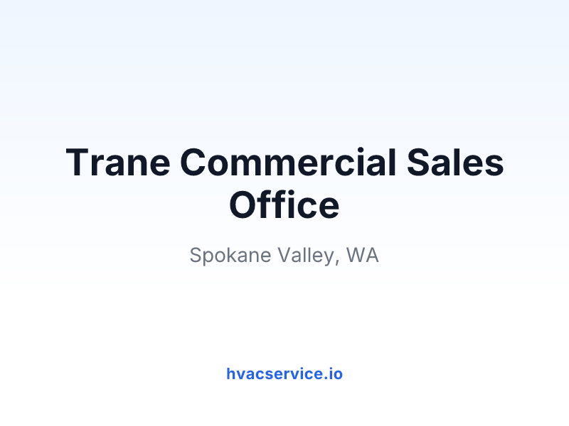 Trane Commercial Sales Office