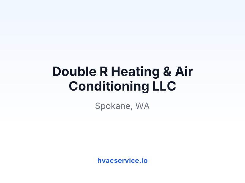Double R Heating & Air Conditioning LLC